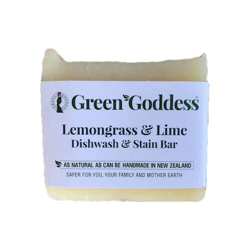 lemongrass & lime natural castile dishwash soap bar