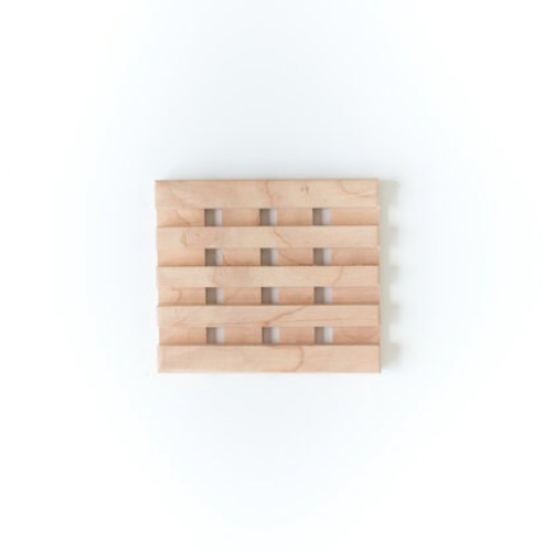 timber soap rack