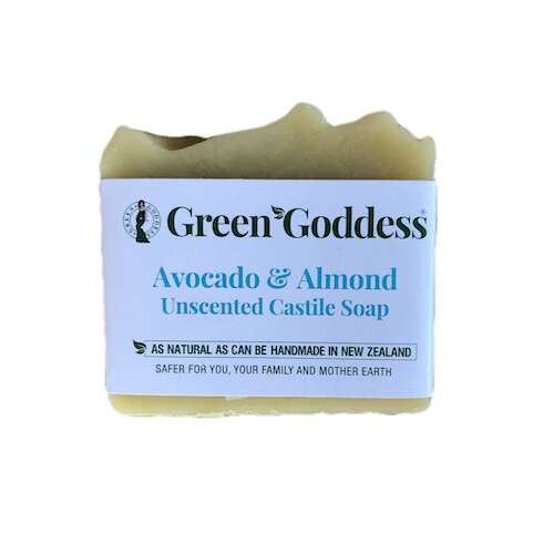 avocado & almond natural castile soap bar