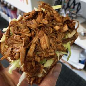 BBQ Pulled Jackfruit on vogels