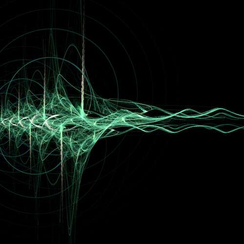 frequency waves on black
