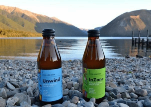 unwind and inzone terpene sodas by lake