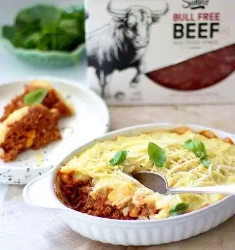 sunfed no bull vegan shepherds pie