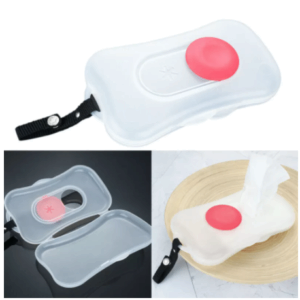 baby wipe travel case with strap