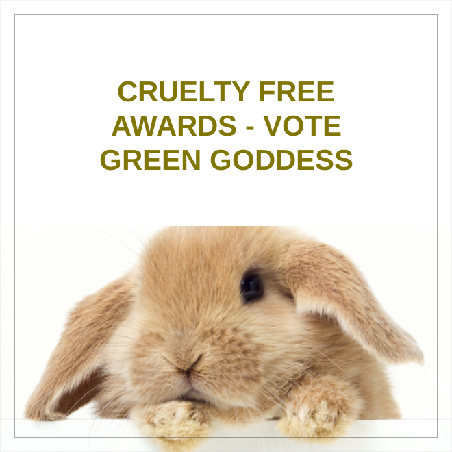 cruelty free awards vote Green Goddess