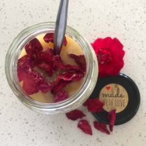 Homemade Rose Petal Honey