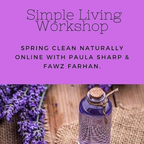 Simple Living Cleaning Naturally Workshop
