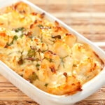 Cheesy Cauliflower & Potato Bake - Green Goddess