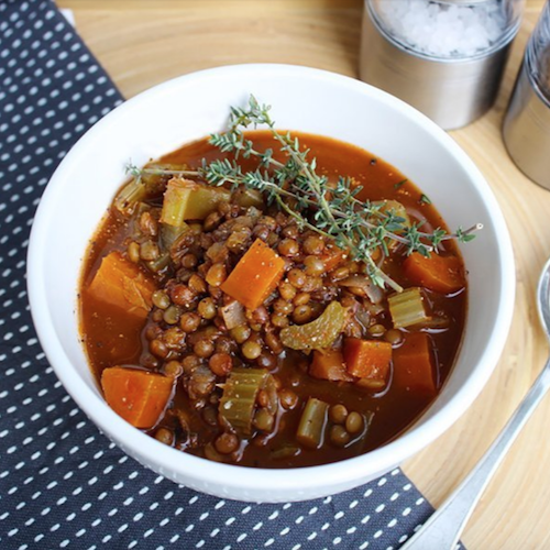hearty lentil vegetable soup