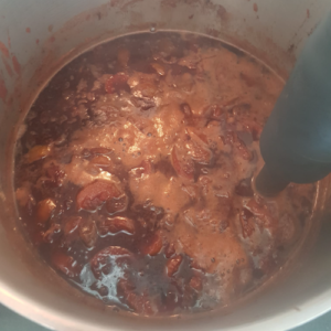 blending feijoa bbq sauce
