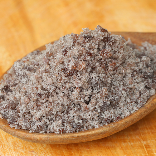 Black salt of South Asia