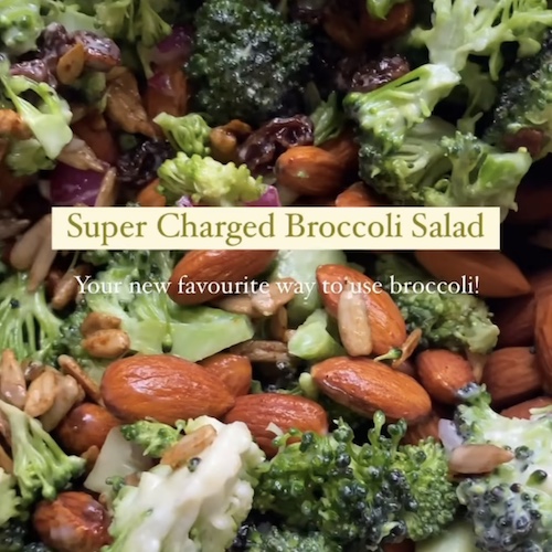 super charged broccoli salad