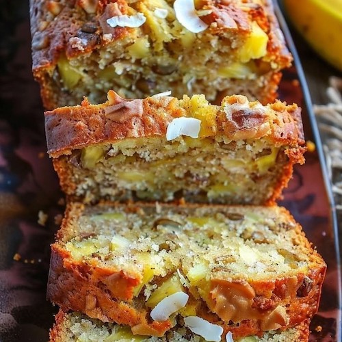 pineapple banana loaf